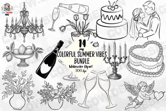Doodles for Wedding Pack PNG: Beyond the Invitation