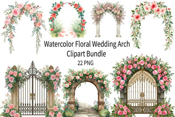 Elevate Wedding Designs with a Watercolor Floral Wedding Arch
