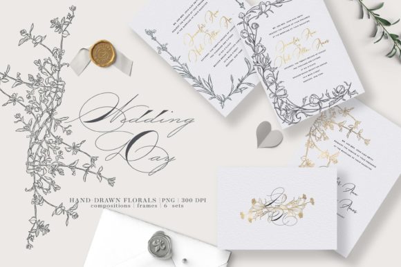 Elevate Your Wedding Day with Hand-Drawn Florals