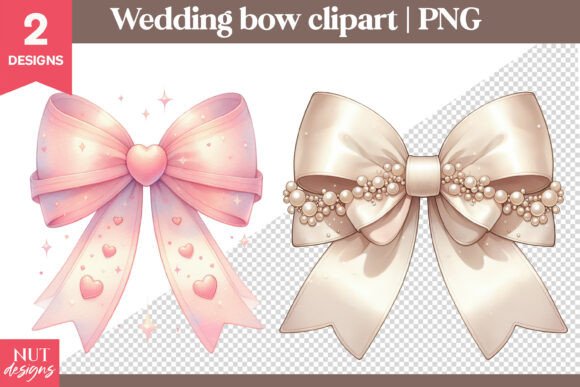 Romantic Wedding Bow Clipart Pearl Pink: A Designer's Guide