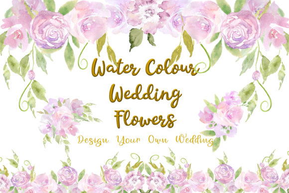 Water Colour Wedding Flowers Clipart Kit: A Designer's Toolkit