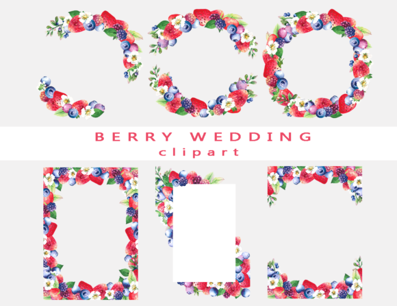 Watercolor Berry Frames: Your Guide to Elegant Wedding Design